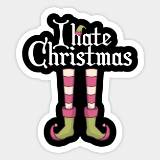 I hate Christmas Sticker